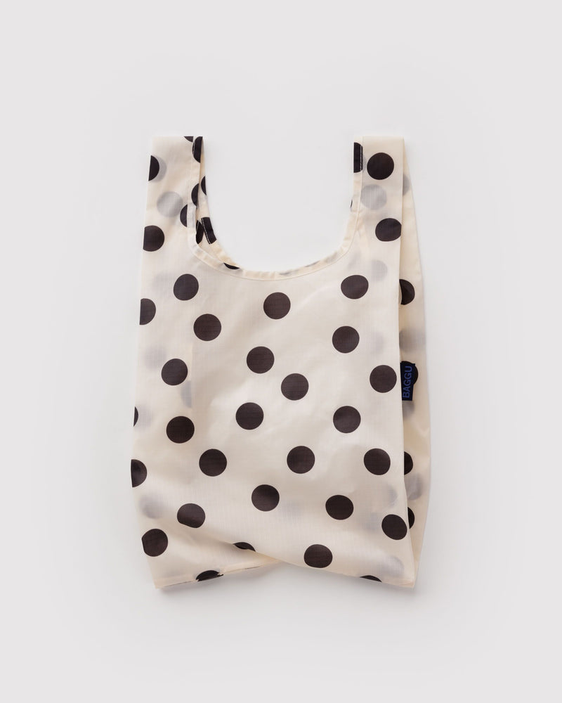 BAGGU Wholesale  Baby Baggu - Cream and Black Polka Dot