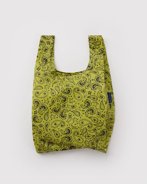 BAGGU Wholesale Reusable Bags Baby Baggu - Chartreuse Paisley