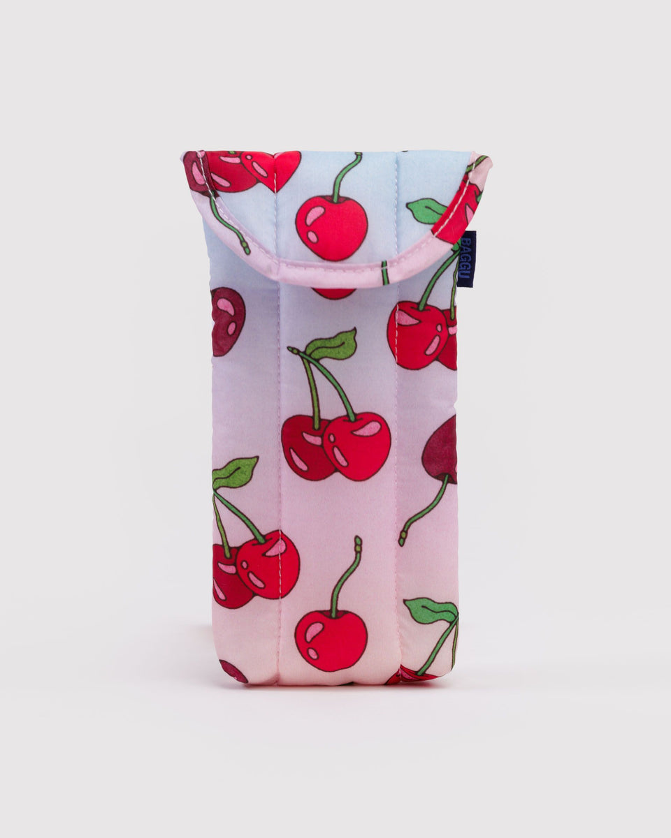 BAGGU Wholesale Puffy Stuff Puffy Glasses Sleeve - Cherries