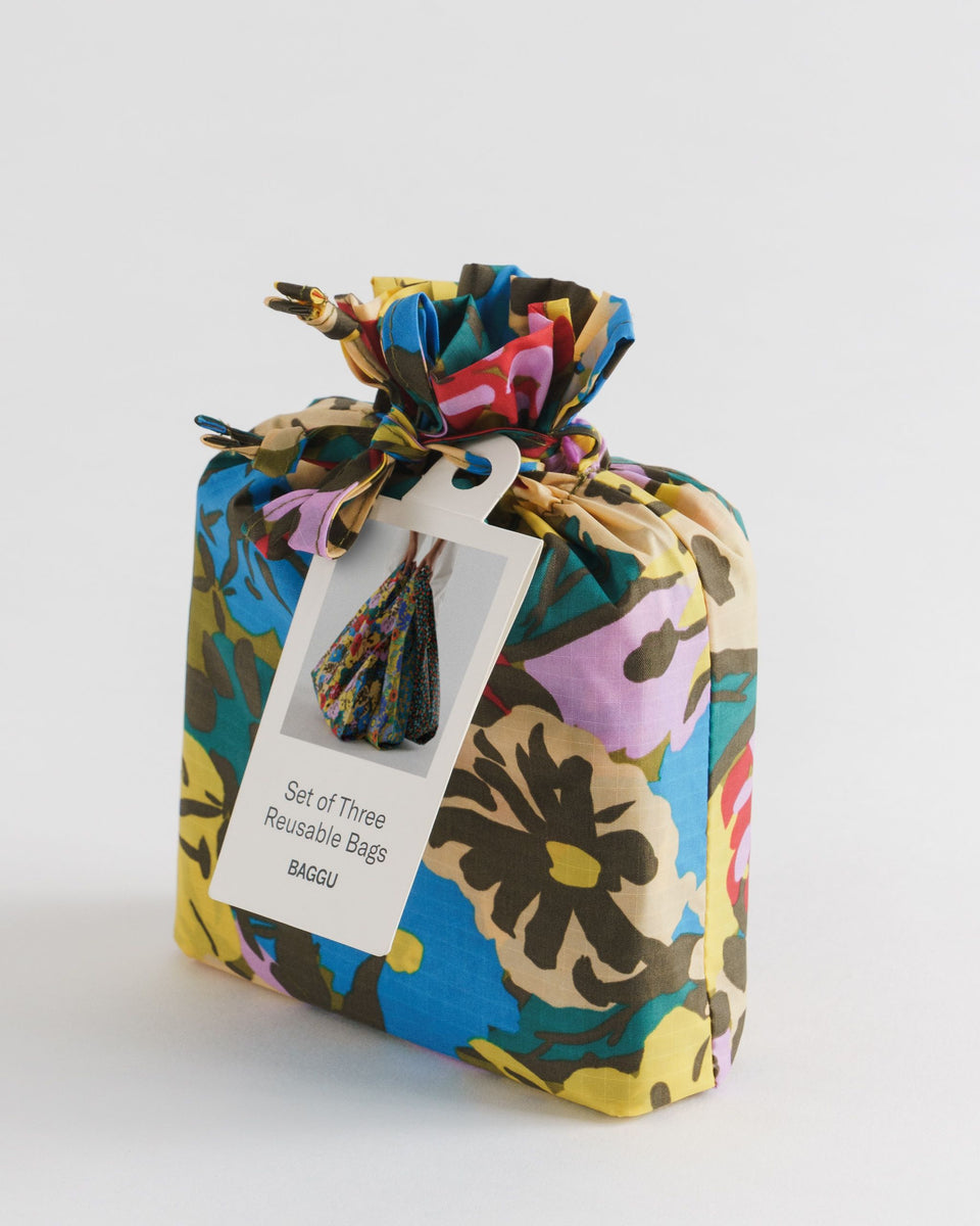 BAGGU Wholesale Sets Standard Baggu Set of 3 - Attic Florals