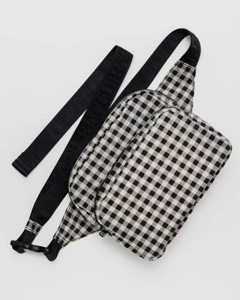 BAGGU Wholesale Shop All Fanny Pack - Black & White Gingham