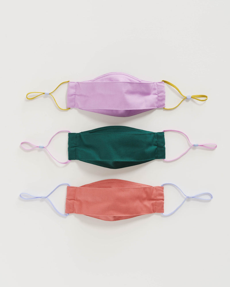 BAGGU Wholesale  Kids' Fabric Mask Set - Petal